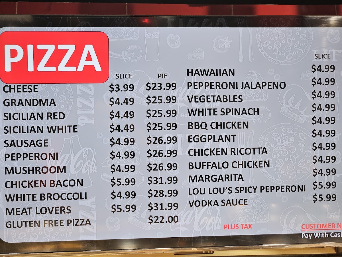 Little Italy Pizza Menu - Image 4