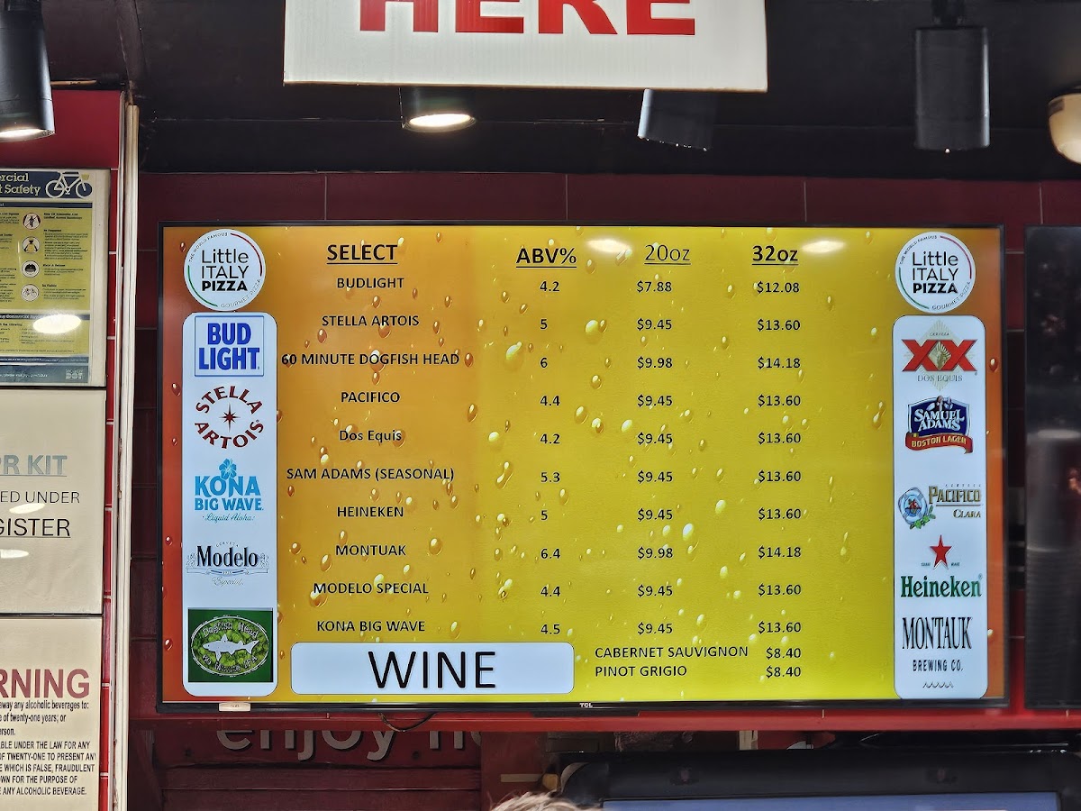 Little Italy Pizza Menu - Image 6